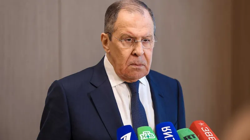 Ministro dos Negócios Estrangeiros russo, Sergei Lavrov