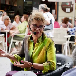 Presidente do Centro Comunitário Regional, Fernanda Giannotta, é a terceira convidada da emissão especial da TSF Madeira para os Altares de São João, Foto Miguel Espada / ASPRESS