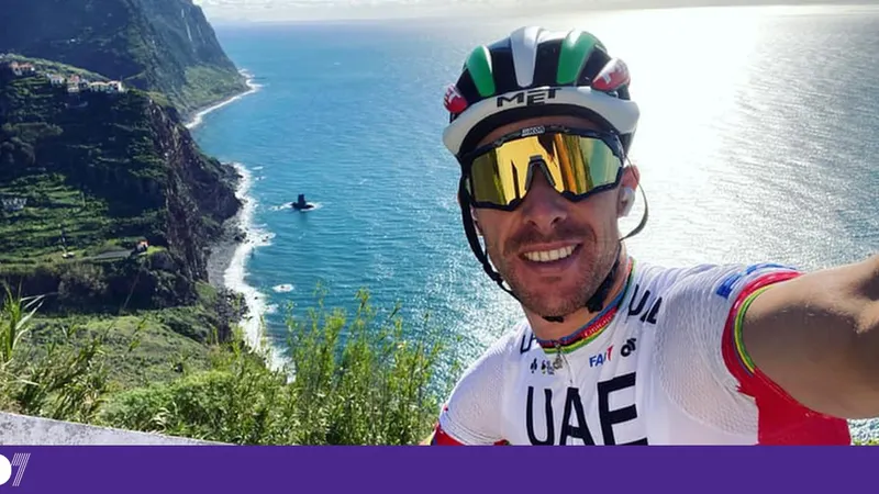 Ciclista Rui Costa alia férias na Madeira ao treino na montanha