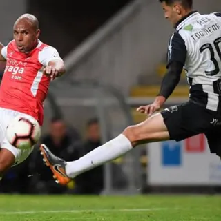 Jogo da I Liga entre SP Braga e Portimonense, no Estádio Municipal de Braga
