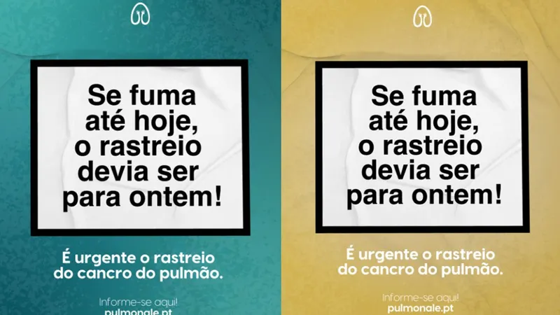 A mensagem que consta dos mupis digitais apela ao rastreio de base populacional em curso.&nbsp;