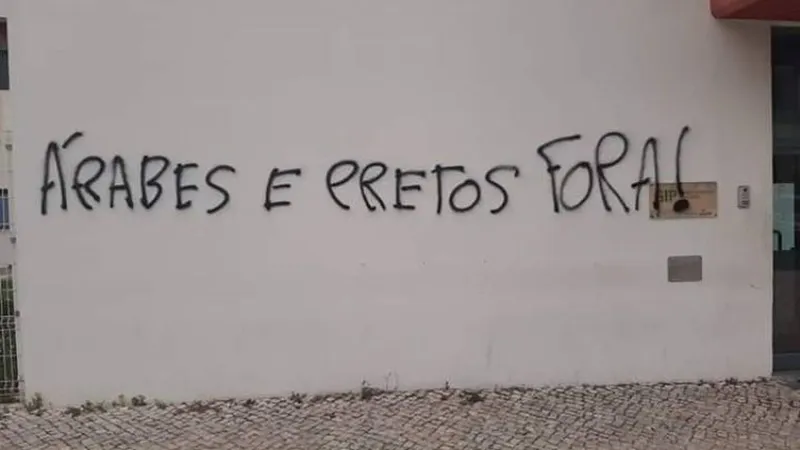 Pichagem de edifícios ocorreu sobretudo em Lisboa. Foto DR/Twitter