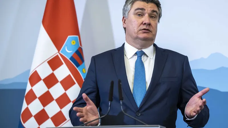 Presidente croata, Zoran Milanovic