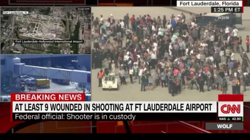 Imagem captada da estação televisiva CNN.