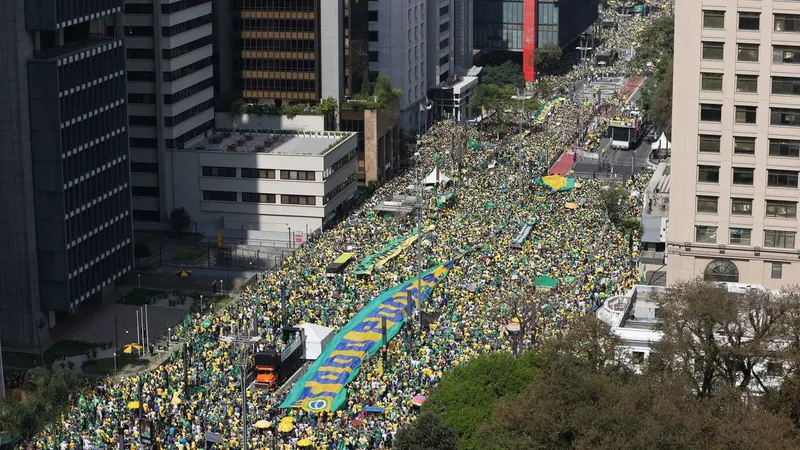 Marcha pró-Bolsonaro<br>