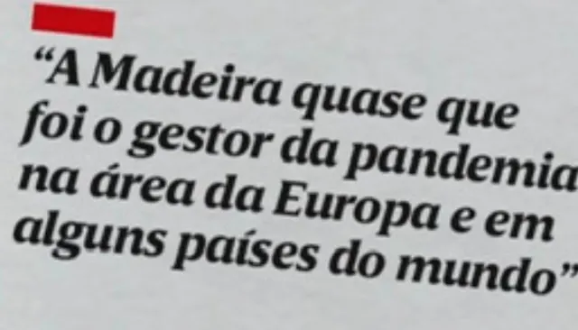 Citação de Herberto Jesus no JM de hoje