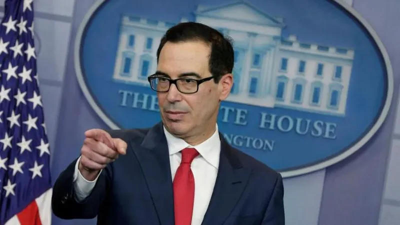 O secretário de Estado do Tesouro norte-americano, Steve Mnuchin.   Foto REUTERS/Yuri Gripas