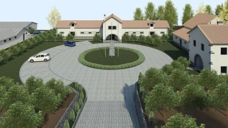 Imagem do projecto final da Estação Zootécnica da Madeira 