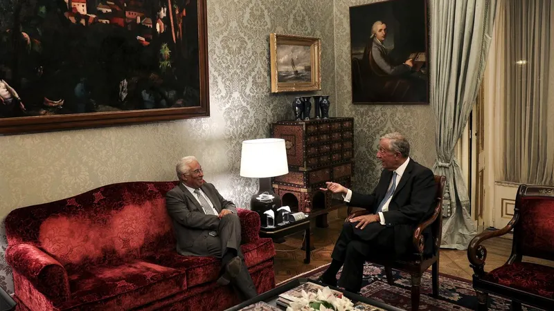 Apesar de ser o líder do PS, Costa não deverá chefiar a comitiva na audiência com Marcelo.&nbsp; Foto&nbsp;Filipe Amorim/Global Imagens