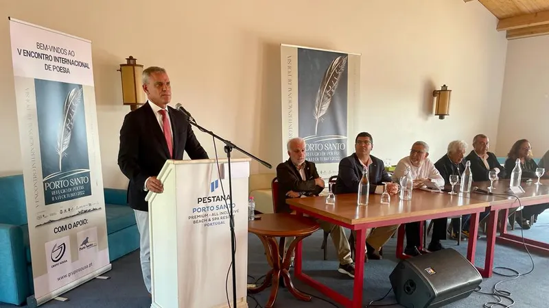 Eduardo Jesus no encerramento do evento, organizado pela CRIAMAR em colaboração com a Secretaria do Turismo e Cultura.