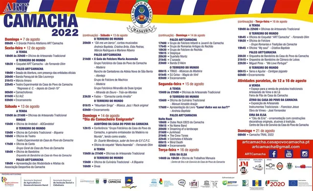 O programa do ART'Camacha estende-se até ao dia 16 de Agosto.