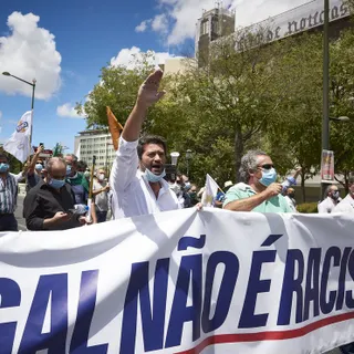 Há cerca de um mês, André Ventura liderou uma manifestação do Chega em Lisboa.