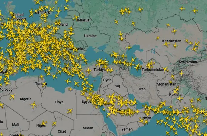Foto DR/Flightradar24
