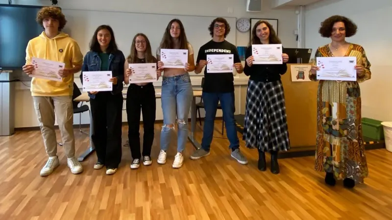 Participaram no projecto duas professoras e cinco alunos