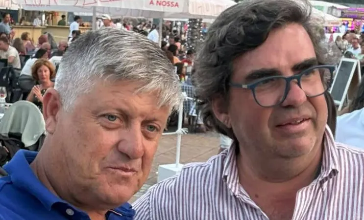 António Nóbrega (à esquerda) foi candidato da IL à Câmara Municipal de Machico.   Foto DR/IL Machico