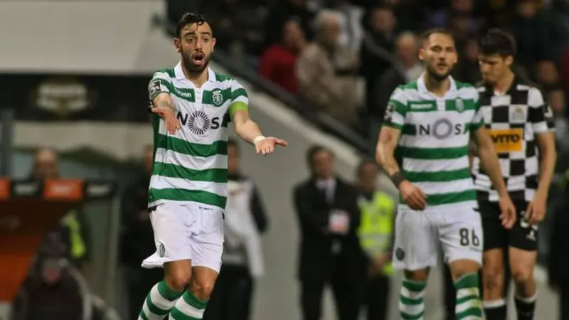 Bruno Fernandes foi o autor do golo da vitória a uma das equipas que o formou.   Foto José Carmo/Global Imagens