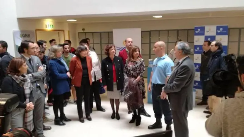 A abertura do evento contou com a presença de entidades oficiais, mas também com muitos alunos.