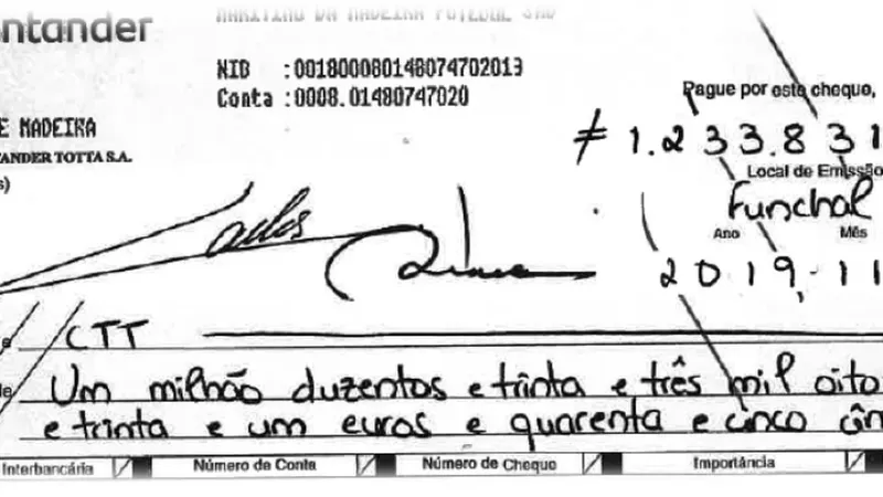 A título exemplificativo, a SAD do Marítimo apresenta a cópia do mais recente pagamento à Administração Tributária no montante de 1.2 milhões de euros.