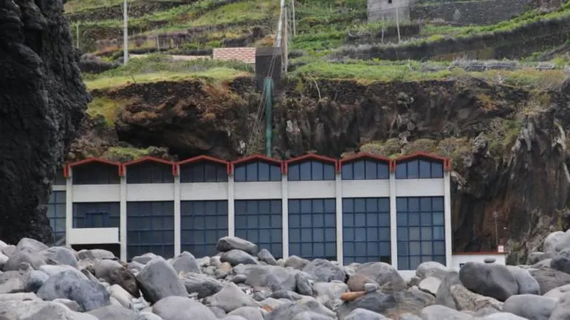 Central da Ribeira da Janela já produz energia hidroeléctrica desde 1965.   Foto DR 