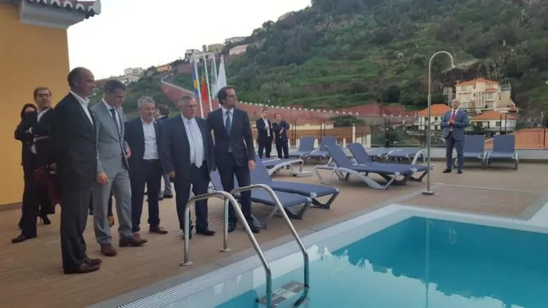 O secretário Eduardo Jesus também marcou presença na inauguração.