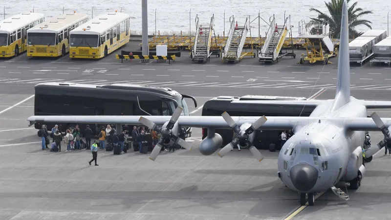 Dezenas de investigadores chegaram à Madeira num avião militar e realizaram buscas em vários locais em Janeiro de 2024. FOTO HELDER SANTOS/ASPRESS