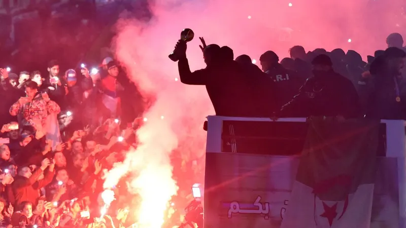 Argélia, detentora do título africano e que conquistou recentemente a taça árabe, é uma das favoritas.&nbsp; &nbsp;Foto&nbsp;RYAD KRAMDI/AFP