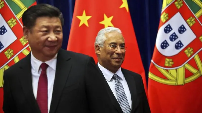 Xi Jinping e Antóno Costa reuniram-se em Pequim.  Foto ESTELA SILVA/LUSA