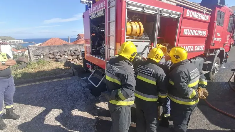 Foto Facebook&nbsp;Bombeiros Sapadores de Santa Cruz