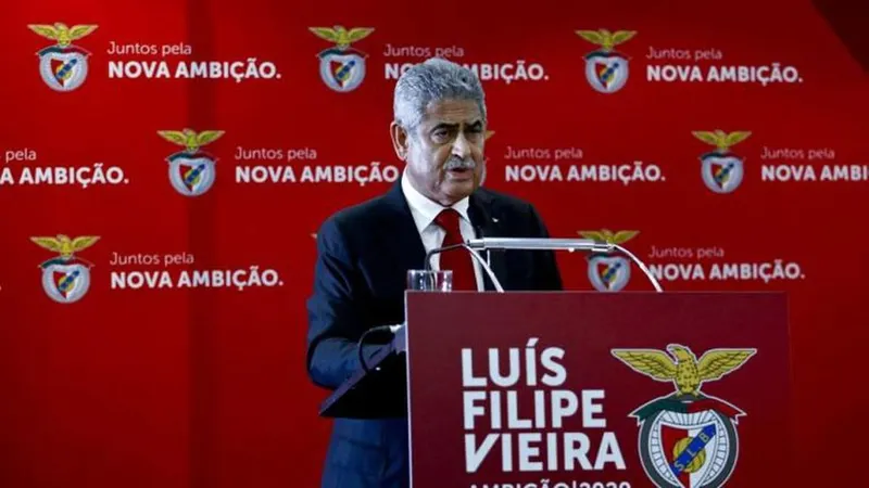 Luís Filipe Vieira apresentou oficialmente a candidatura à presidência do Benfica. Foto Lusa