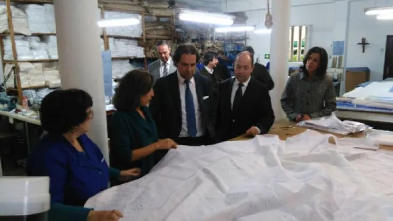 Paula Cabaço, na visita às instalações da Bordal, em Março do ano passado, foi praticamente demitida em público por Miguel Albuquerque.