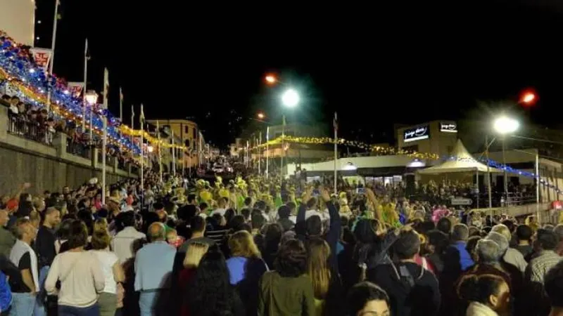 Muitos foram ontem assistir ao desfile em Santo António.   Foto Rui Silva/Aspress