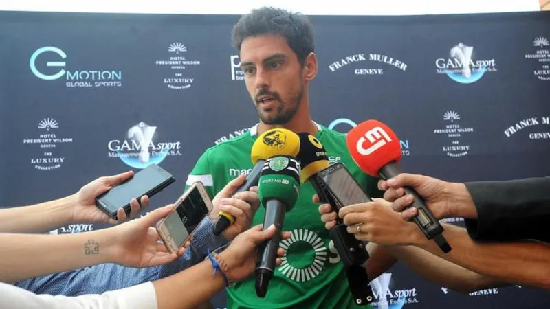 André Pinto, de 27 anos, chegou esta temporada ao Sporting, proveniente do Sporting de Braga.