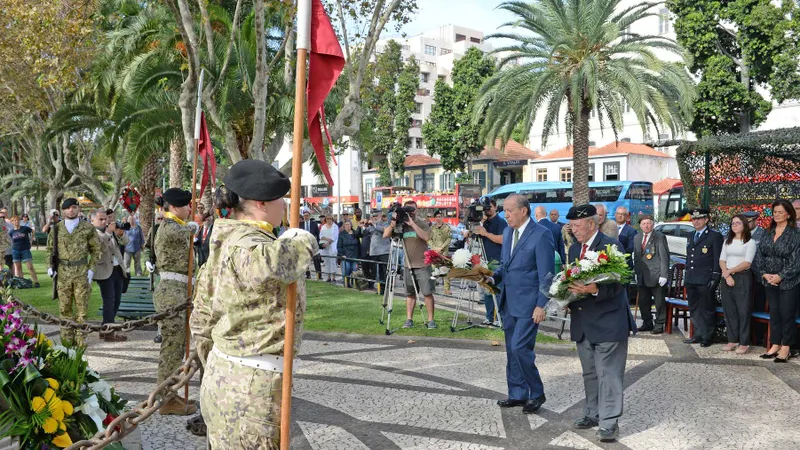 No exercício das suas funções, Ireneu Barreto tem homenageado anualmente os antigos combatentes. Agora é a sua vez de ser homenageado. Foto Arquivo/Aspress