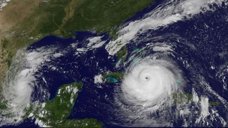 O Irma aproxima-se rapidamente da Flórida.  Foto NASA/via REUTERS