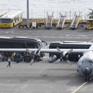 Dezenas de investigadores chegaram à Madeira num avião militar e realizaram buscas em vários locais em Janeiro de 2024. FOTO HELDER SANTOS/ASPRESS