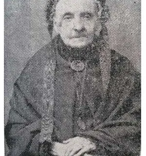 Retrato de Matilde Isabel de Santana e Vasconcelos Moniz de Betencourt, viscondessa das Nogueiras, avó das irmãs Sauvayre, cerca de 1880.