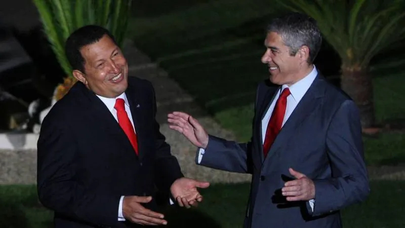 O investimento das entidades públicas venezuelanas no BES foi negociado durante os governos de Chávez e Sócrates.