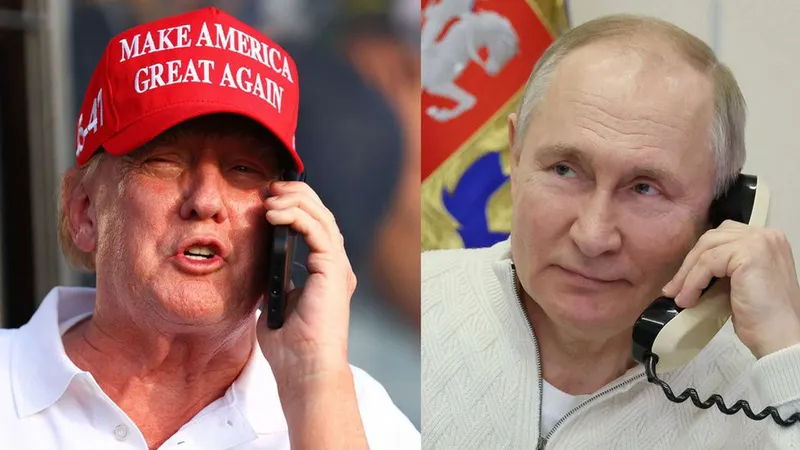 Fotos Megan Briggs/Getty Images/AFP e Mikhail Klimentyev/SPUTNIK/AFP<br>