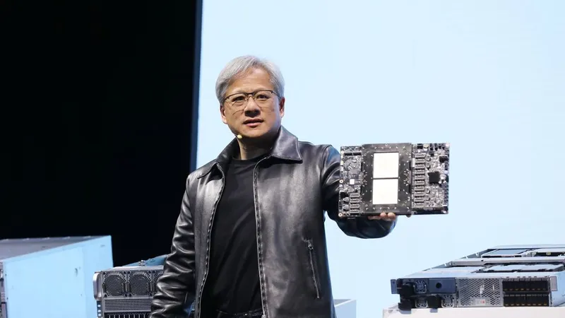 Jensen Huang, fundador da Nvidia juntamente com Chris A. Malachowsky, é também presidente e CEO da empresa tecnológica norte-americana.&nbsp; Foto&nbsp;glen photo / Shutterstock.com
