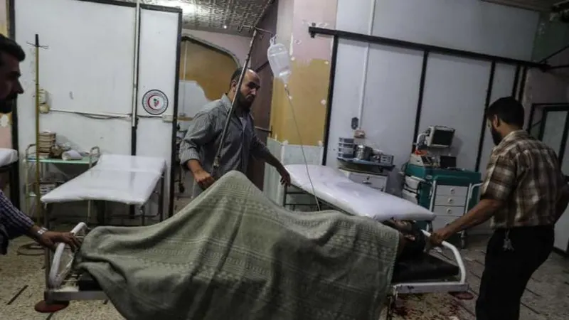 Segundos os MSF, outros três hospitais estão encerrados em Idlib devido a ataques ocorridos no passado dia 19. FOTO EPA