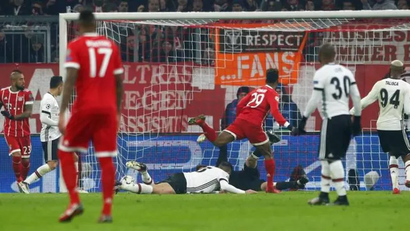 Bayern Munique goleou o Besiktas por 5-0. Foto Reuters