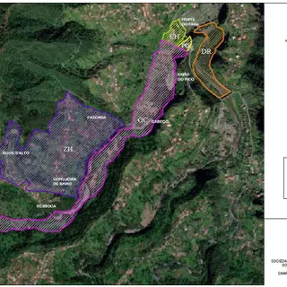 A área que está condicionada devido ao projecto do futuro campo de golfe do Faial.