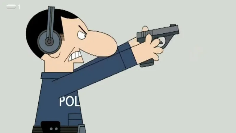 Foto printscreen do cartoon