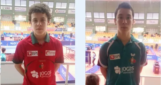 Desde muito cedo que Gonçalo gomes e Tiago Li abraçaram a modalidade de ténis de mesa. Foto ATMM