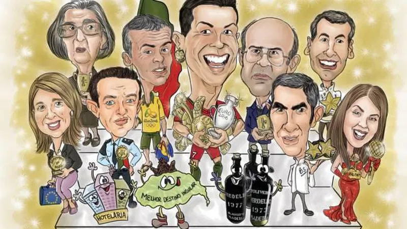 JANEIRO - O ano começou com uma homenagem a alguns dos ilustres madeirenses de 2016