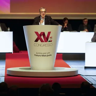 O Secretário - Geral da UGT, Mario Mourão, durante a abertura do XV congresso da União Geral dos Trabalhadores (UGT)&nbsp;