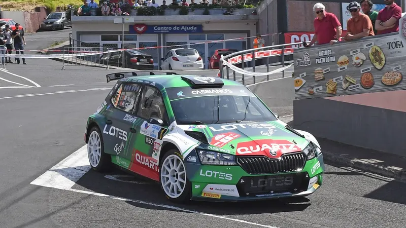 Miguel Nunes lidera o Campeonato de Ralis Coral da Madeira.