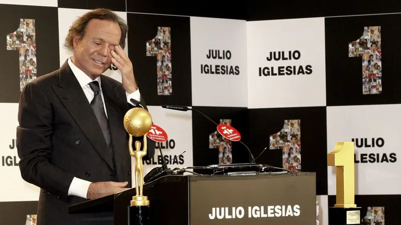 Julio Iglesias num evento em 2011.&nbsp; Foto Shutterstock