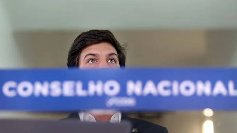 Francisco Rodrigues dos Santos (na foto) foi representado nas declarações pelo seu vice-presidente Pedro Melo.&nbsp; Foto&nbsp;DianaQuintela/Global Imagens