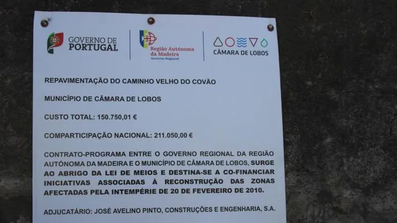 O candidato do PS à Câmara Municipal de Câmara de Lobos visitou, hoje, o Caminho Velho do Covão.